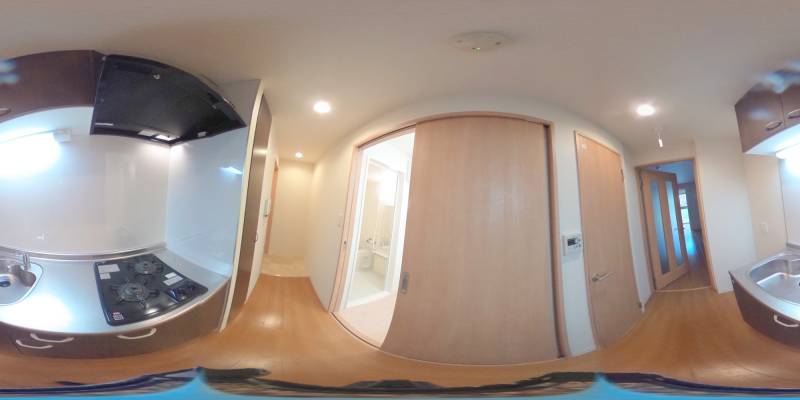 パノラマ画像キッチン