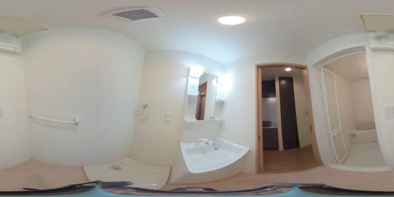 パノラマ画像洗面所