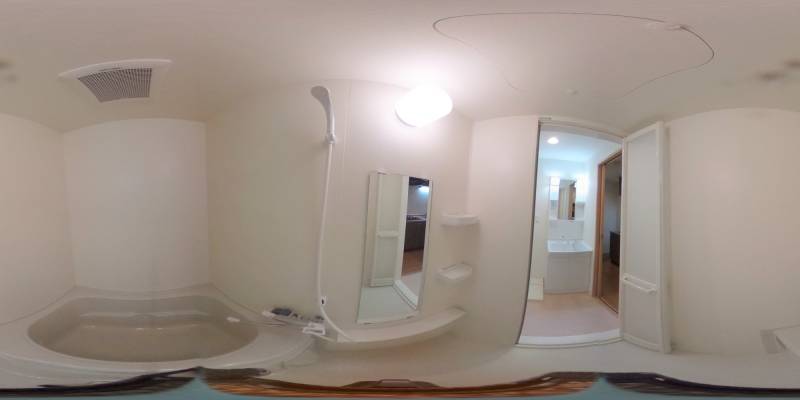 パノラマ画像バスルーム