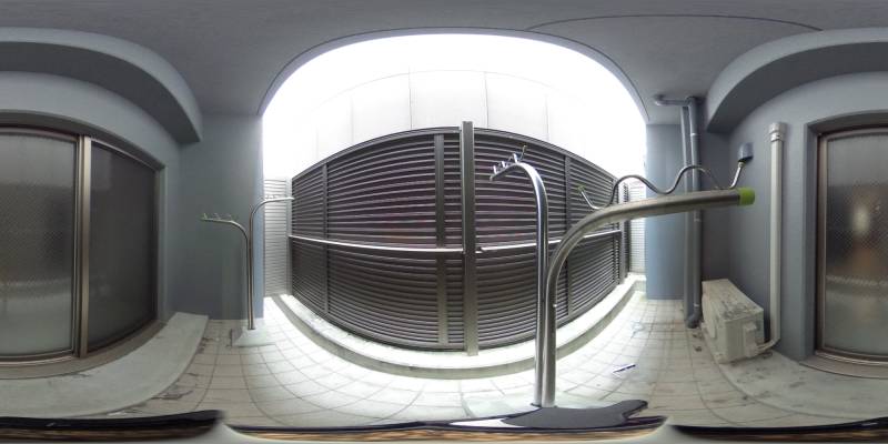 パノラマ画像バルコニー