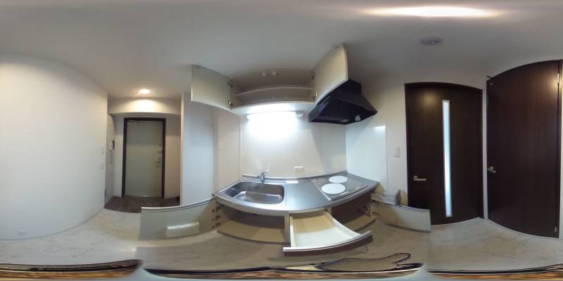 パノラマ画像キッチン