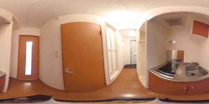 パノラマ画像キッチン