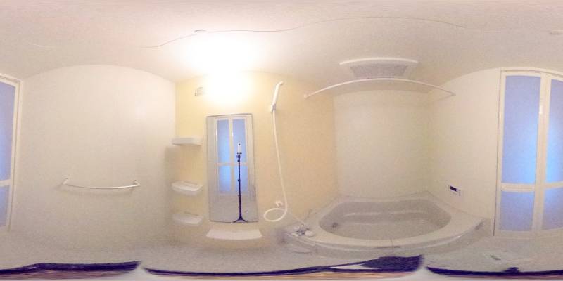 パノラマ画像バスルーム