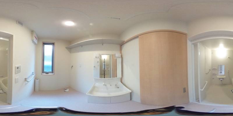 パノラマ画像バスルーム