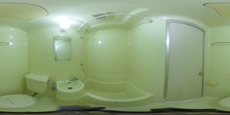 パノラマ画像バスルーム