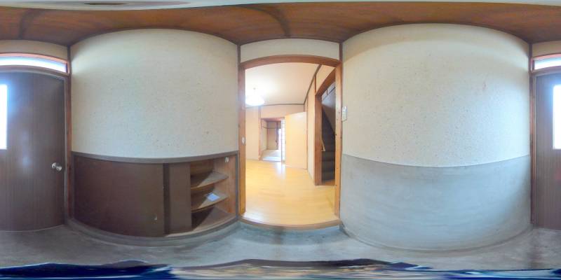 パノラマ画像玄関