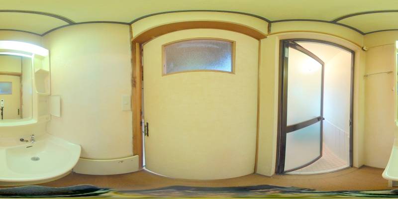 パノラマ画像洗面所