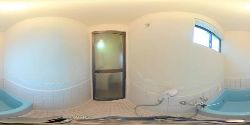 パノラマ画像バスルーム