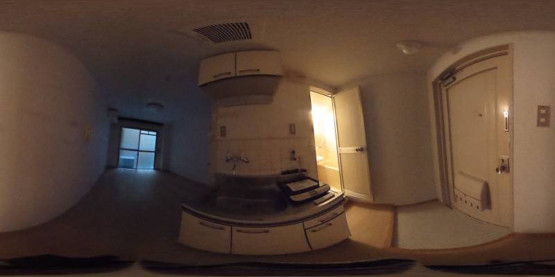 パノラマ画像キッチン