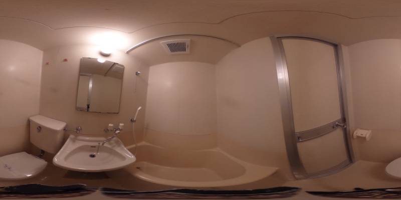 パノラマ画像バスルーム