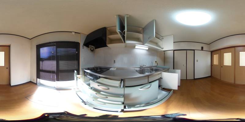 パノラマ画像キッチン