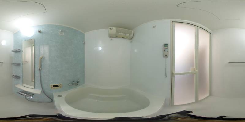 パノラマ画像バスルーム