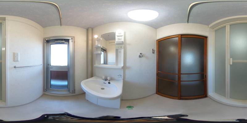 パノラマ画像洗面所