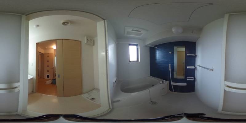 パノラマ画像バスルーム