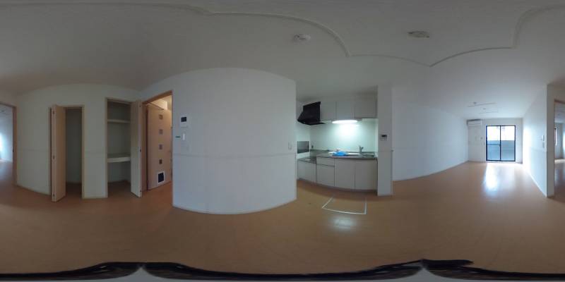 パノラマ画像キッチン