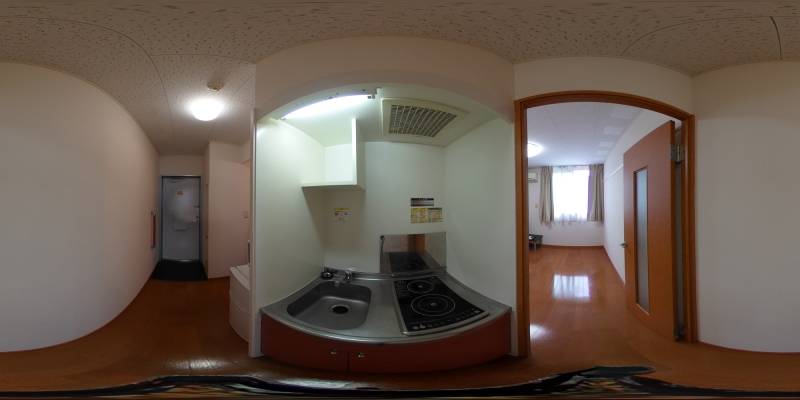 パノラマ画像キッチン