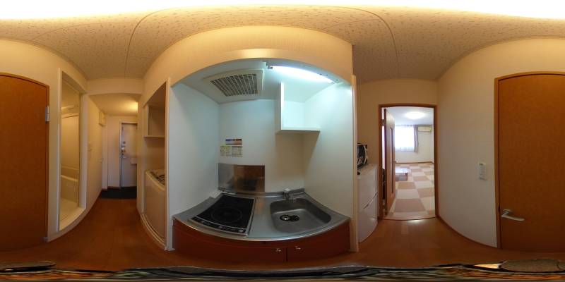 パノラマ画像キッチン