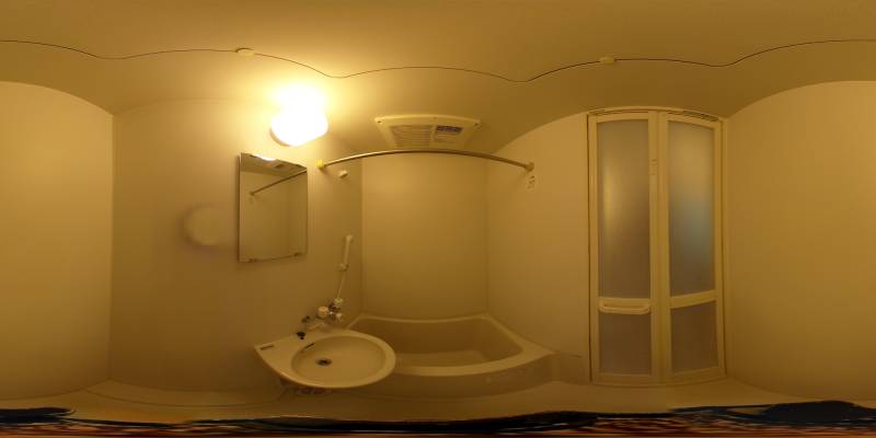 パノラマ画像バスルーム