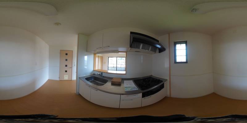 パノラマ画像キッチン
