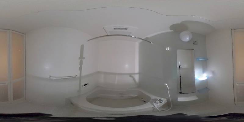 パノラマ画像バスルーム