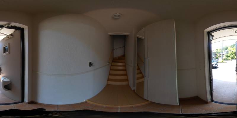 パノラマ画像玄関