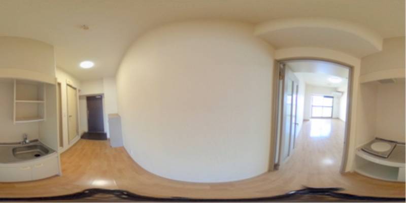 パノラマ画像キッチン