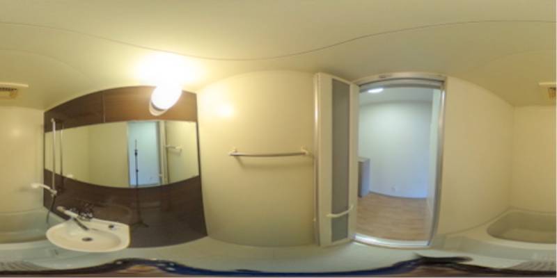 パノラマ画像バスルーム