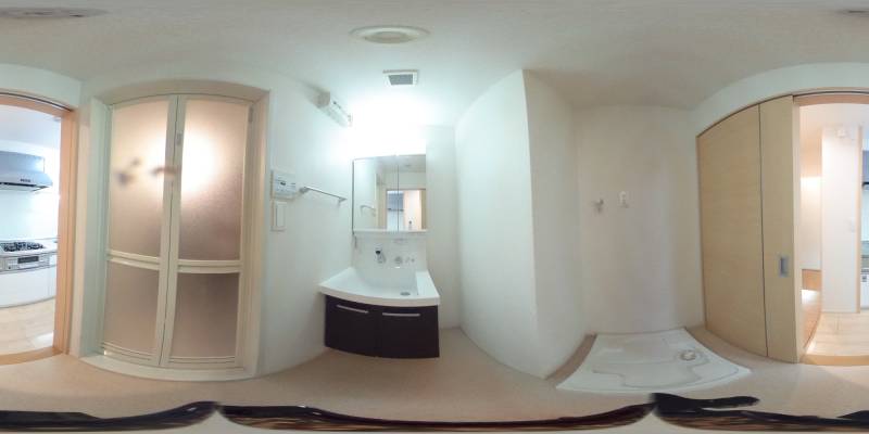 パノラマ画像洗面所