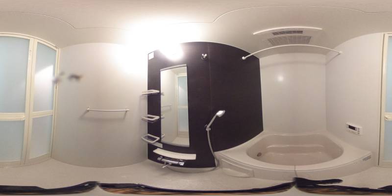 パノラマ画像バスルーム