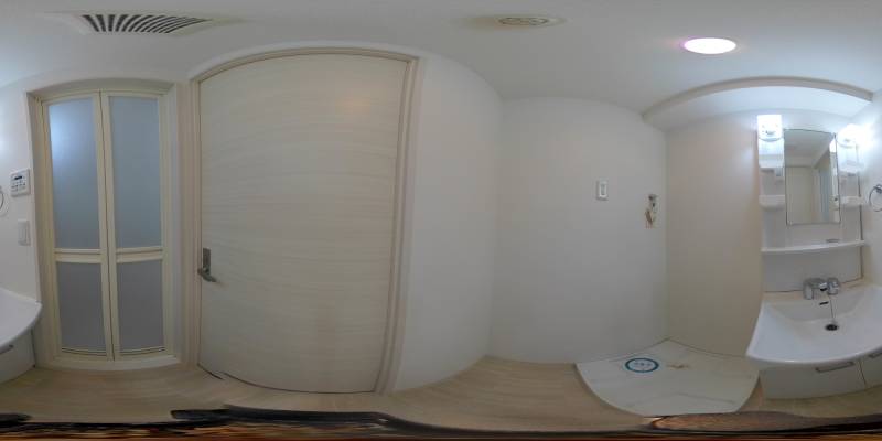 パノラマ画像洗面所