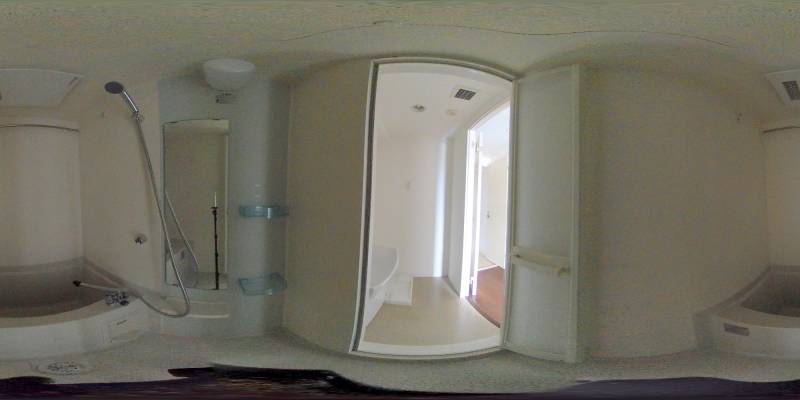 パノラマ画像バスルーム