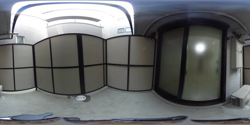 パノラマ画像バルコニー