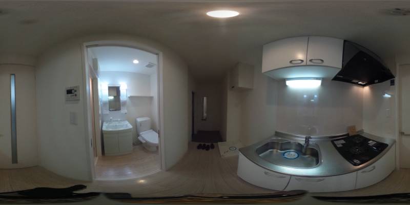 パノラマ画像キッチン