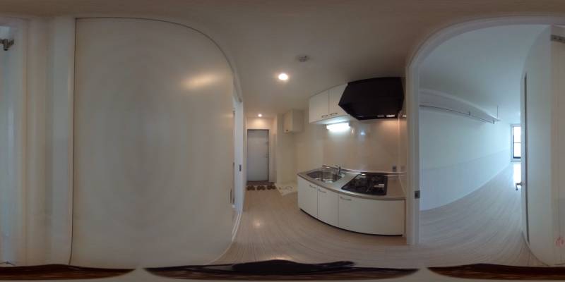 パノラマ画像キッチン