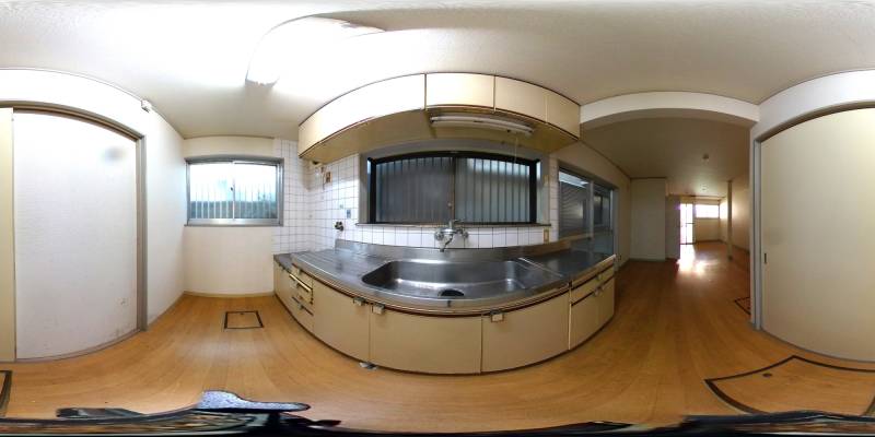 パノラマ画像キッチン