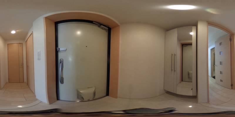 パノラマ画像玄関