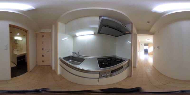パノラマ画像キッチン