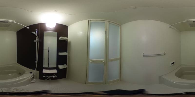 パノラマ画像バスルーム