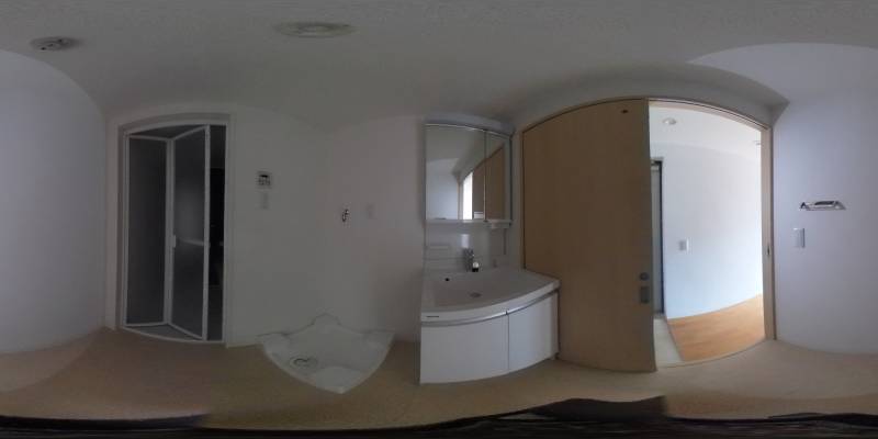 パノラマ画像洗面所