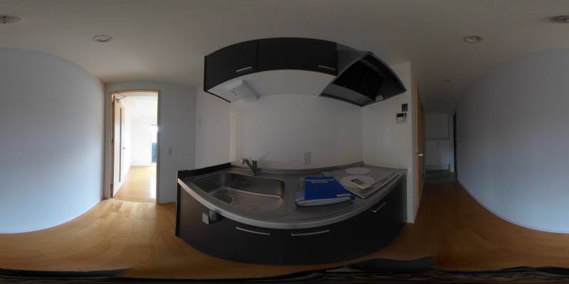 パノラマ画像キッチン