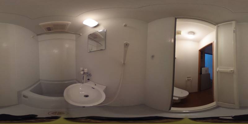 パノラマ画像バスルーム