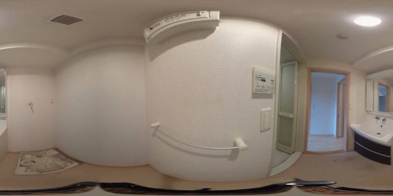 パノラマ画像洗面所