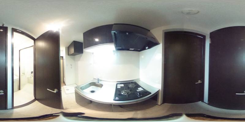 パノラマ画像キッチン