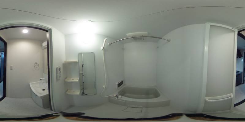 パノラマ画像バスルーム