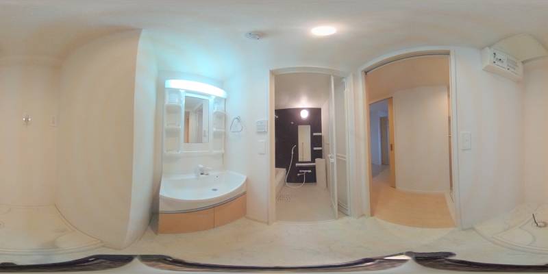 パノラマ画像洗面所