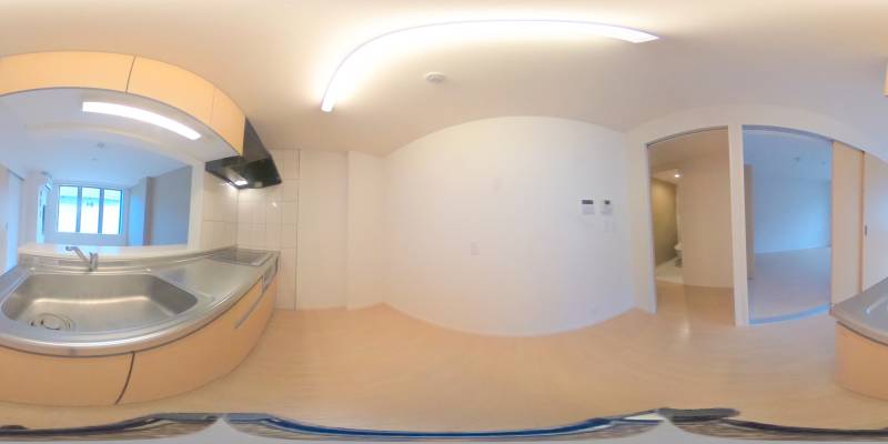 パノラマ画像キッチン