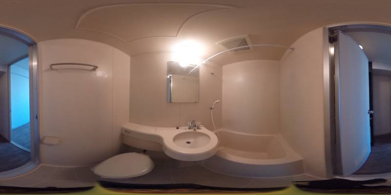 パノラマ画像バスルーム