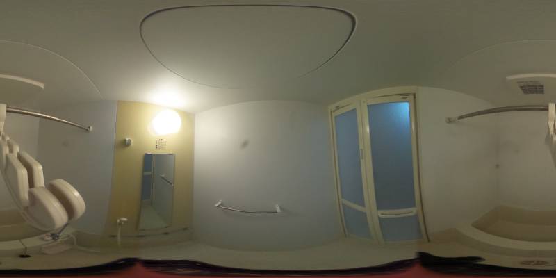 パノラマ画像バスルーム