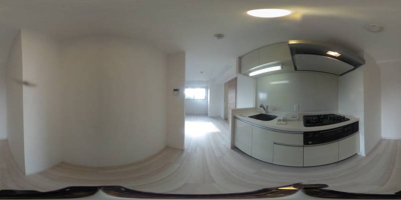 パノラマ画像キッチン
