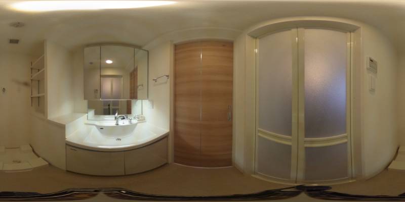 パノラマ画像洗面所